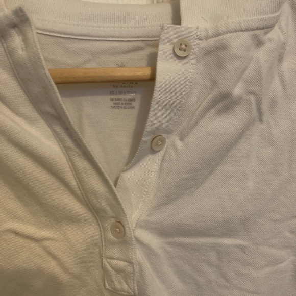 Aerie cropped collared long sleeve - Picture 3 of 5